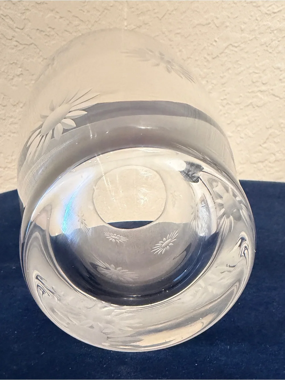Vintage Clear Glass 8.5